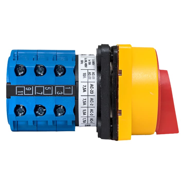 Переключатель кулачковый ПК-1-23 10А 3P "1-0-2" с блокировкой IP65 EKF PROxima — миниатюра 3