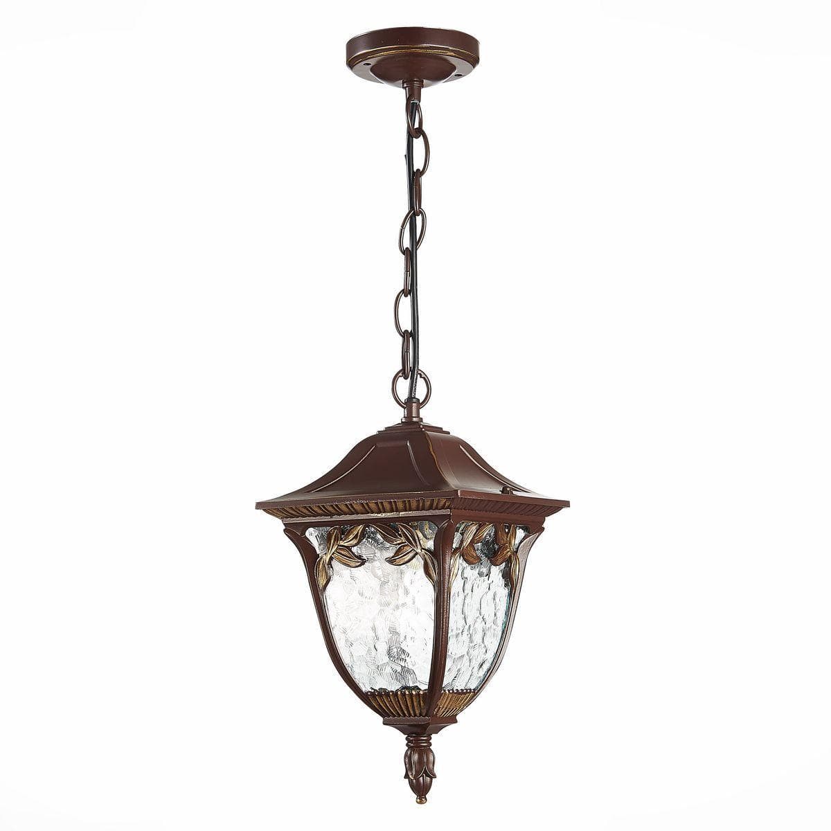 ST Luce SL083.703.01 Светильник уличный подвесной Кофейный/Кофейный, Прозрачный E27 1*60W — миниатюра 1