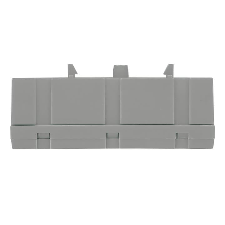 EKF PROxima Шина "фаза" L (6х9мм) 10 отверстий латунь серый изолированный корпус на DIN-рейку — миниатюра 4