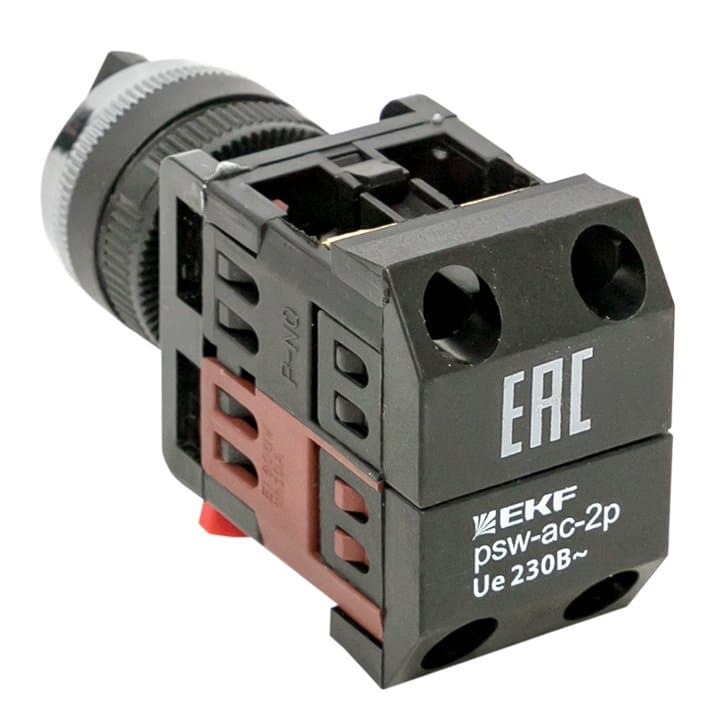 EKF PROxima Переключатель АС-22 2P черный NO+NC psw-ac-2p — миниатюра 7