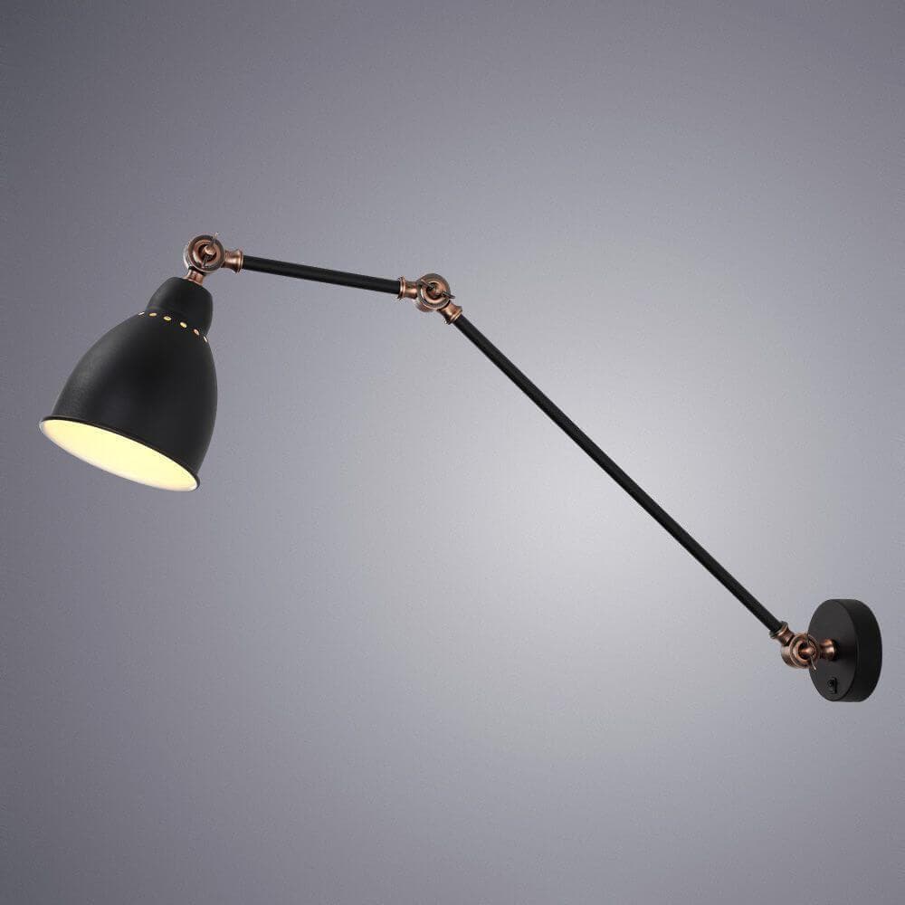 Arte Lamp BRACCIO Бра A2055AP-1BK — миниатюра 3