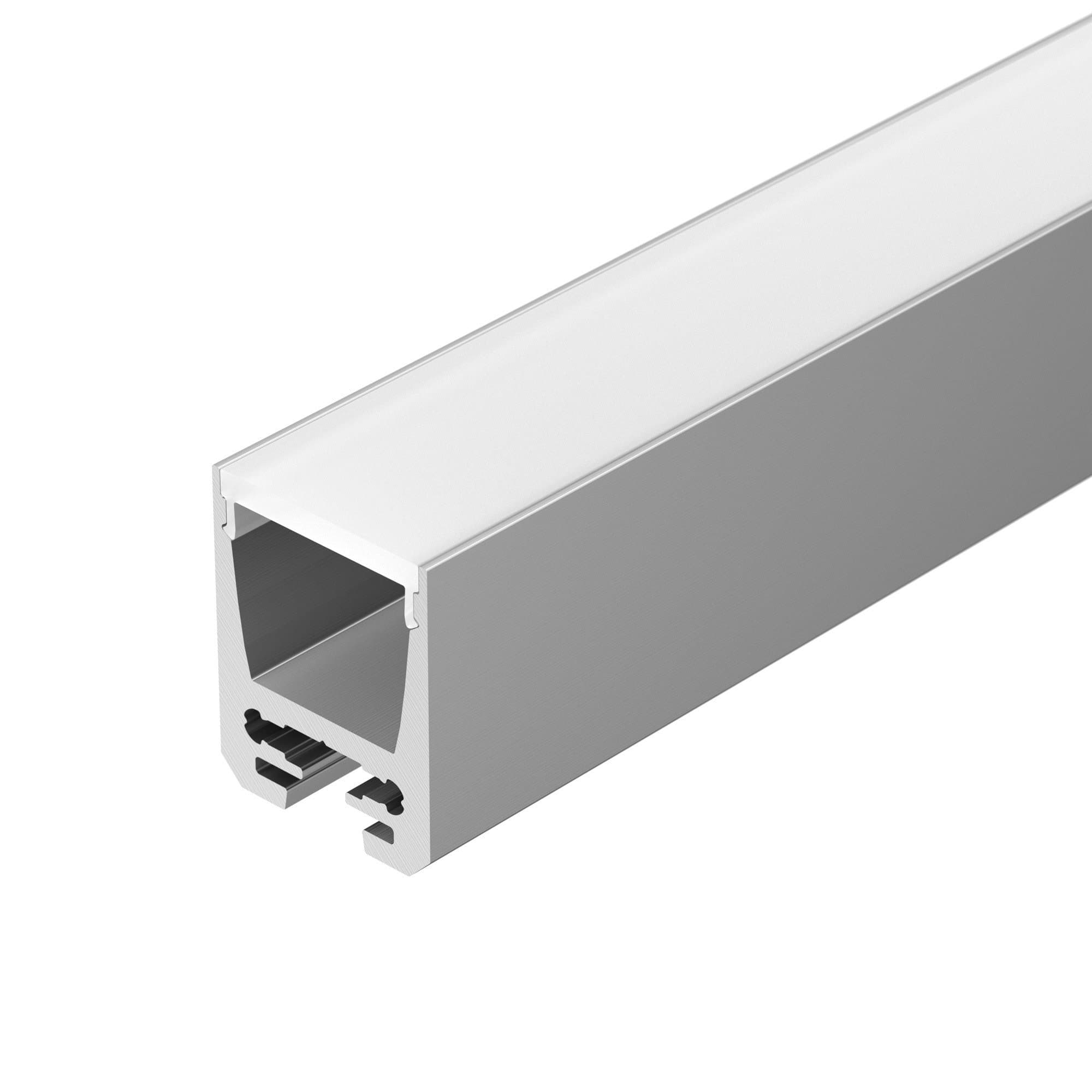 Arlight Профиль с экраном ALU-SWISS-20-2000 ANOD+FROST (Алюминий) 024197