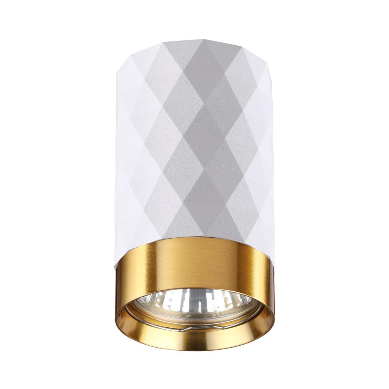 Odeon Light 4286/1C HIGHTECH ODL22 белый/золотистый/металл Потолочный светильник IP20 LED GU10 max 10W AD ASTRUM — миниатюра 1