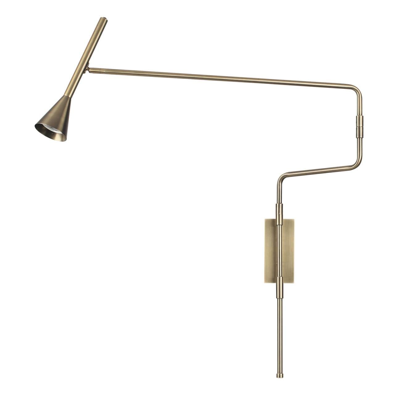 Odeon Light 7032/1W HIGHTECH ODL25 Настенный светильник бронзов/металл/металл с выкл. IP20 GU10 LED 1*9W 220V IZZY