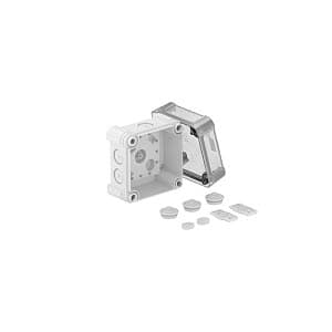 OBO Bettermann Распределительная коробка X02, IP 67, 95х95х72 мм, с прозрачной крышкой 2005054 — миниатюра 2