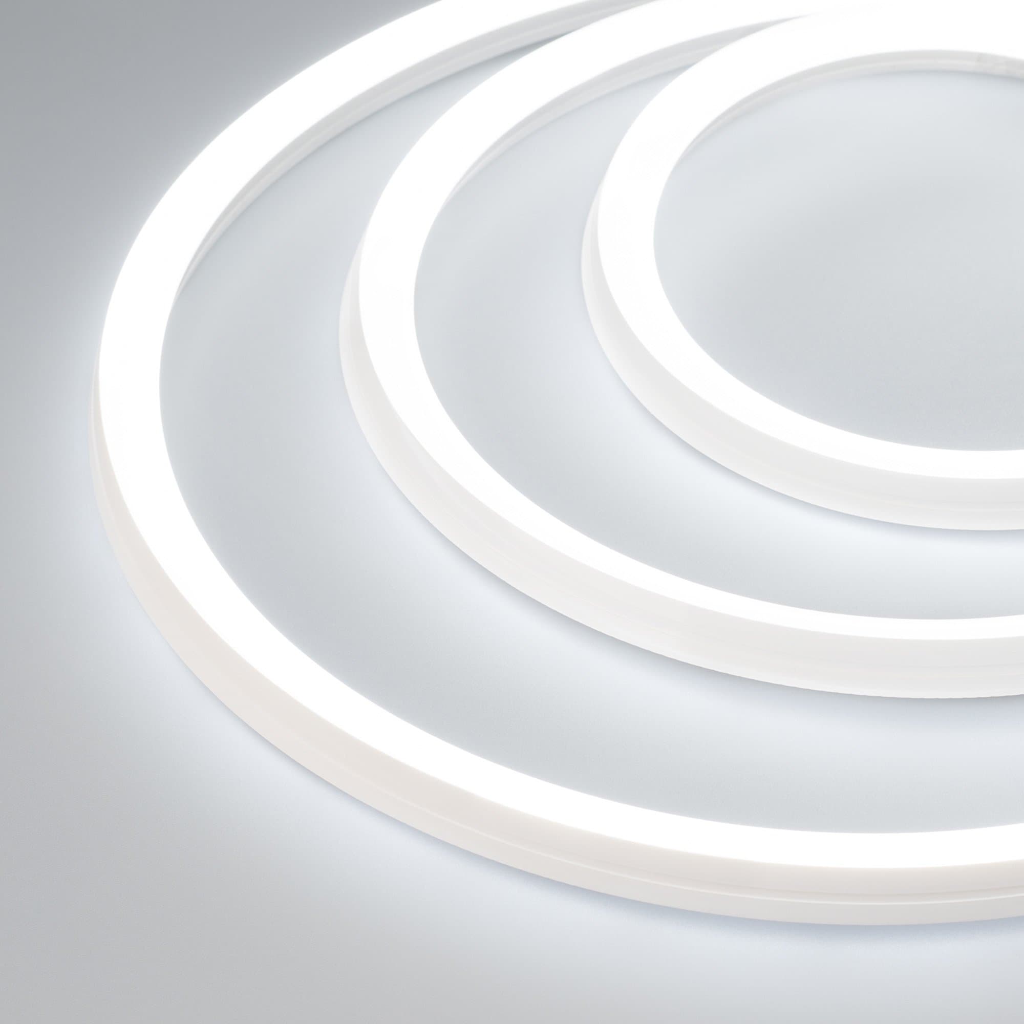 Arlight Лента герметичная MOONLIGHT-3D-A168-15x15mm 24V White6000 (7.2 W/m, IP67, 2835, 5m, wire x1) (-) 038788 — миниатюра 1