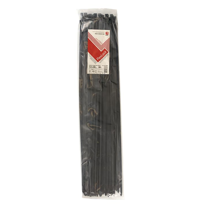 EKF Хомут P6.6 стандартный (ч), 12.4x880 (100шт) FlexLock — миниатюра 4