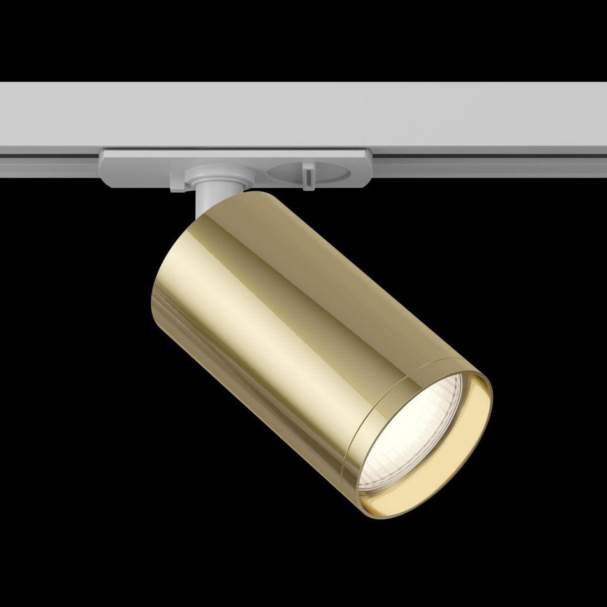 Maytoni Single phase track system Белый с Золотом Светильник трековый (Набор) ( TR020-01W+TRA020-01G) TR020-1-GU10-WG — миниатюра 9