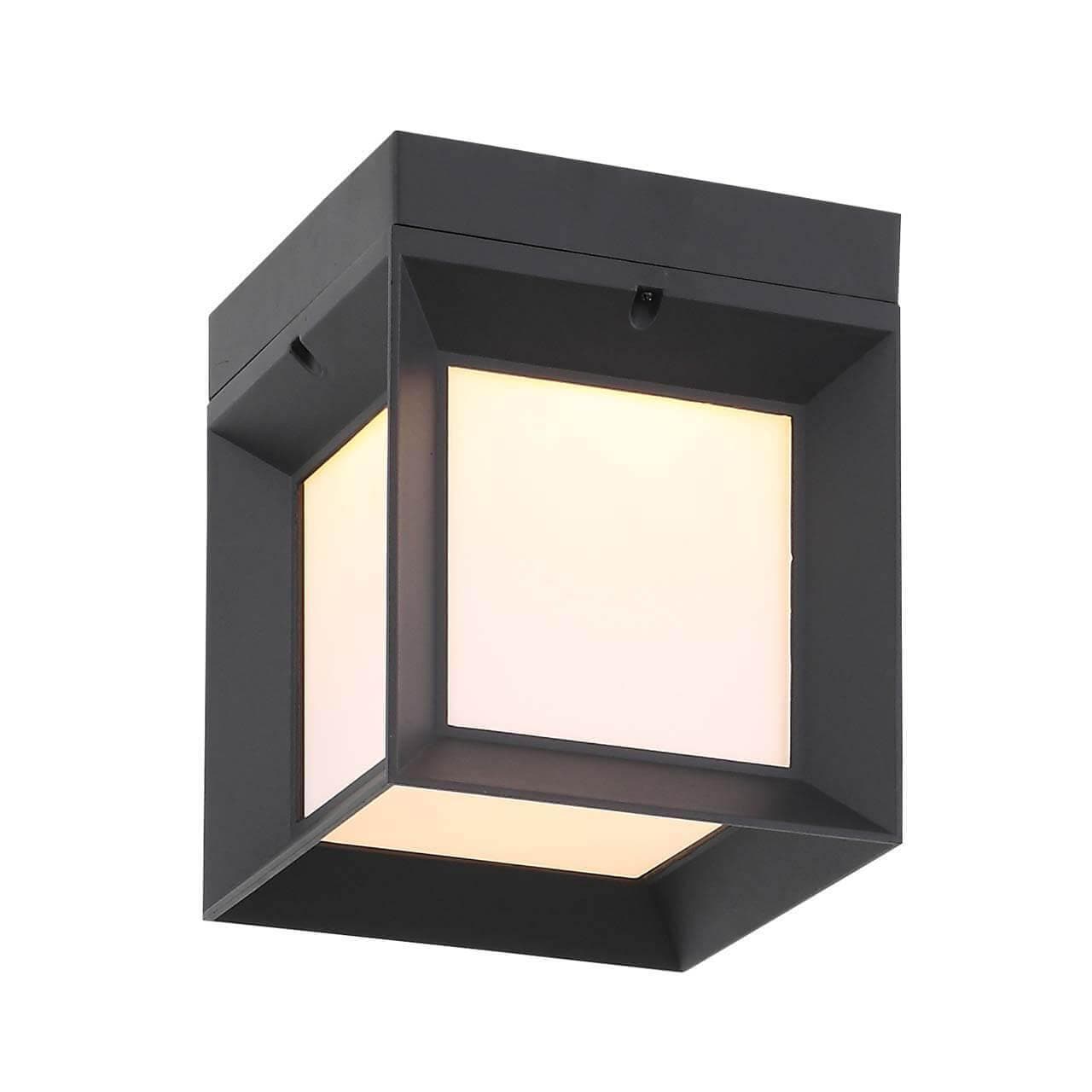 ST LUCE SL077.401.01 Светильник уличный настенный  Черный/Белый LED 1*9W