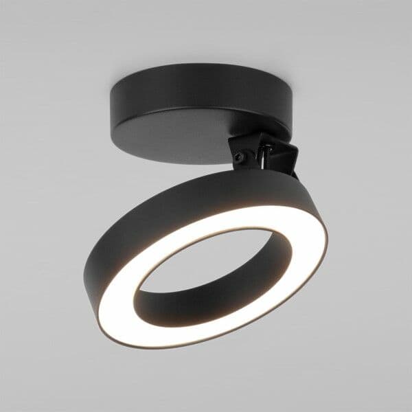 Elektrostandard Spila черный 12W 4200К (25105/LED)/Светильник накладной черный a060185