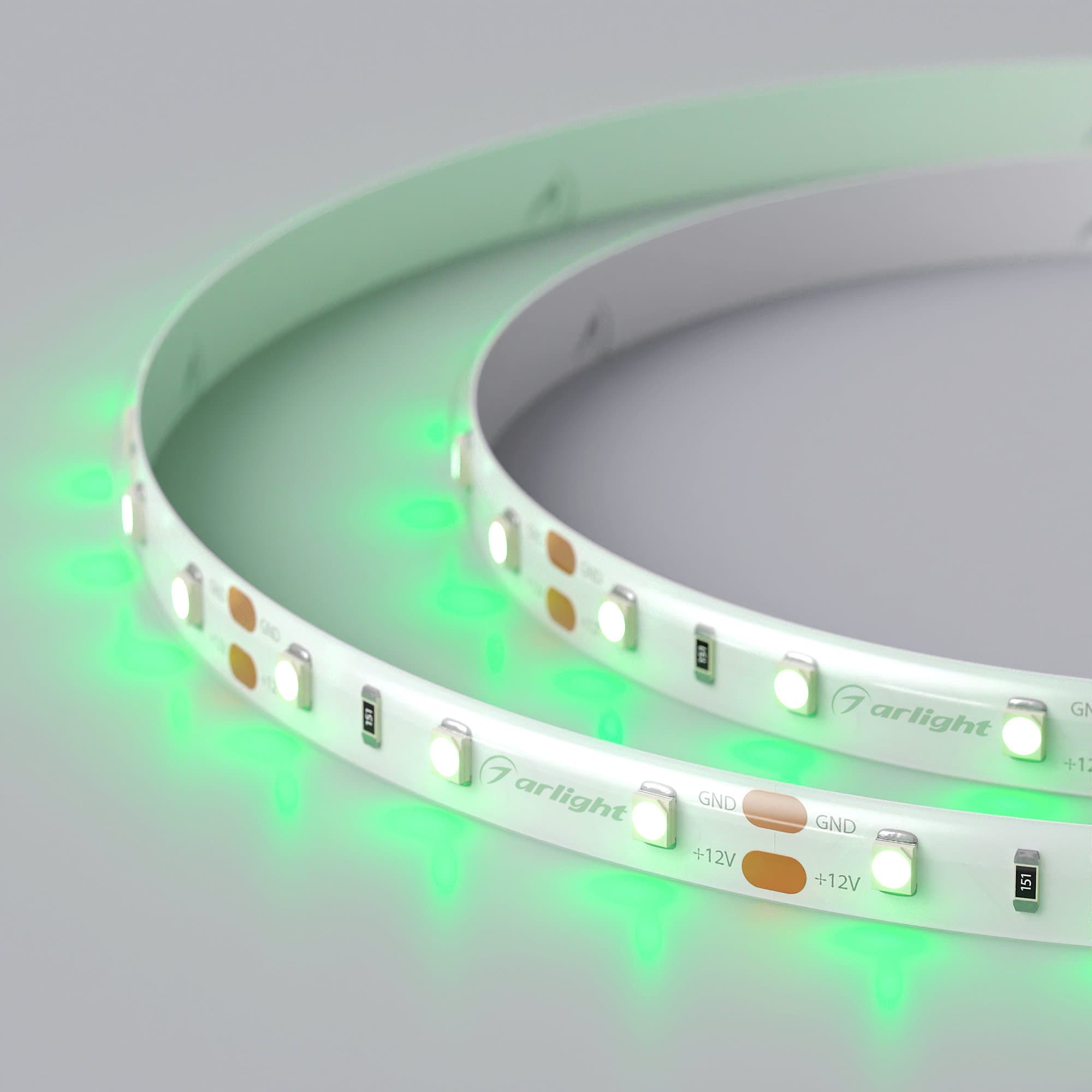 Arlight Светодиодная лента RTW 2-5000SE 12V Green (3528, 300 LED, LUX) (4.8 Вт/м, IP65) 014793 — миниатюра 4