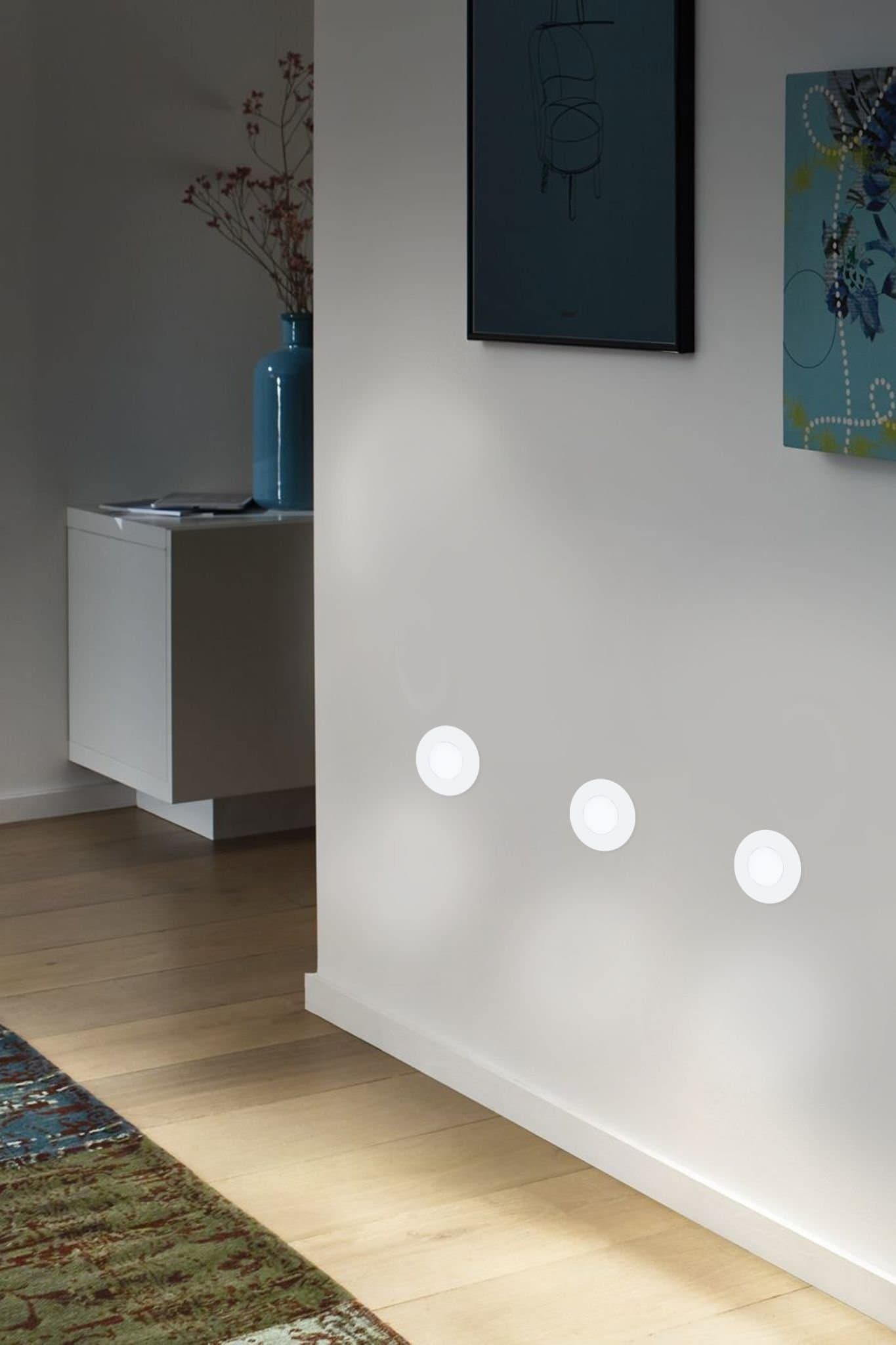 Eglo 95821 Комплект светодиод. встраив. светильников PINEDA, 3х6W(LED), ?78, IP44, пластик, белый — миниатюра 2