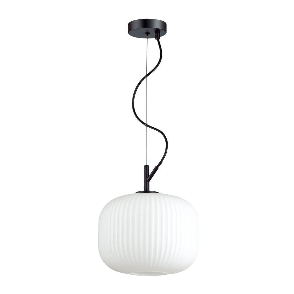 Odeon Light 4753/1 ODL21 белый/черный Подвес E27 60W ROOFI — миниатюра 1