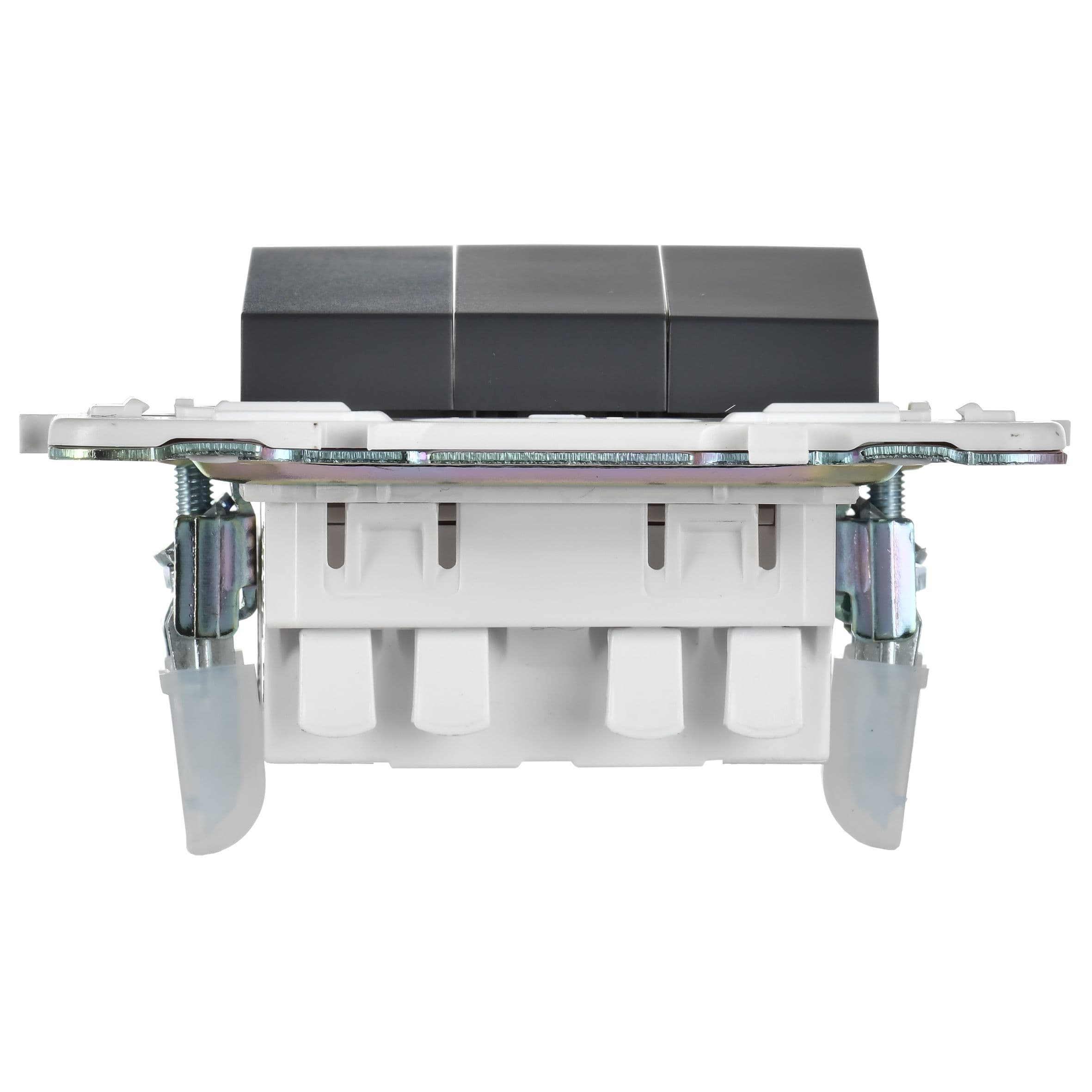 IEK SKANDY Титан Выключатель 3-клавишный 10А SK-V11T — миниатюра 4