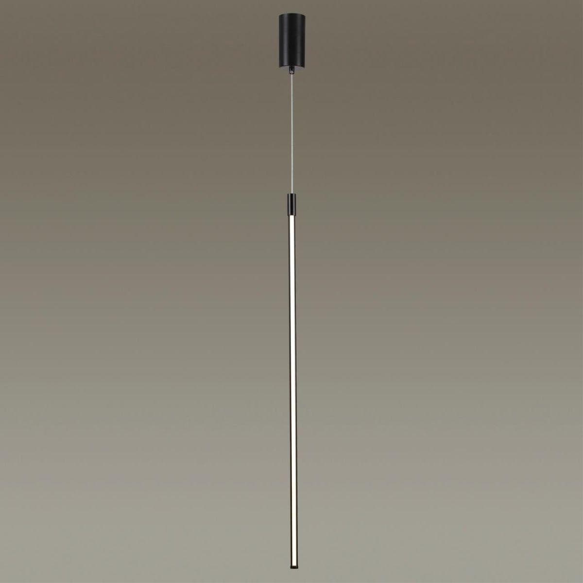 Odeon Light 4335/9LA HIGHTECH ODL22 78 черный Подвесной светильник, вертикальн. крепление IP20 LED 9W 675Лм 3000K FILLINI — миниатюра 4