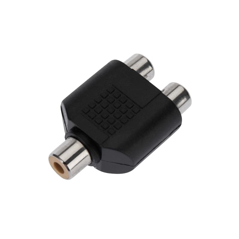 ПереходНИК 1 гнездо RCA - 2 гнезда RCA Rexant 14-0422 — миниатюра 1