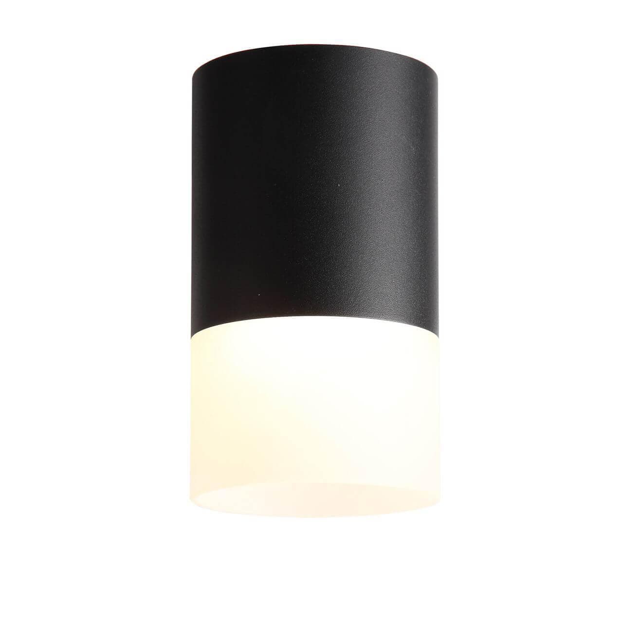 ST Luce ST100.402.05 Светильник потолочный Черный LED 1*5W 3000K 390Lm Ra>80 120° D64xH110 170-240VV — миниатюра 1