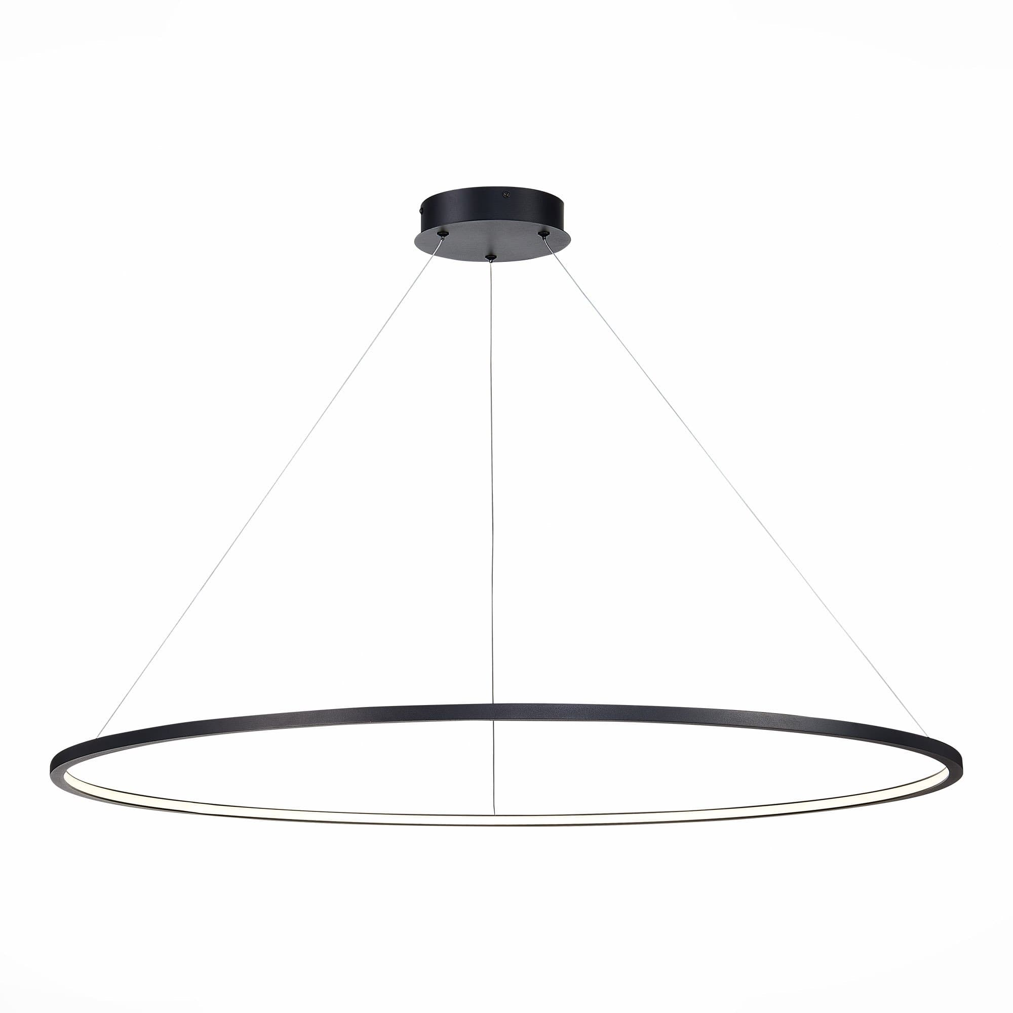 ST LUCE  ST603.443.57 Светильник подвесной Черный/Белый LED 1*57W 4000K