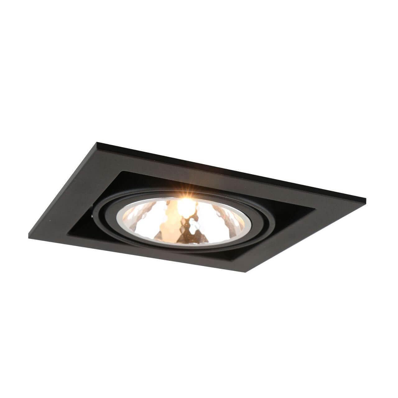 Arte Lamp CARDANI SEMPLICE Встраиваемый точечный светильник 8*20*20 A5949PL-1BK — миниатюра 1