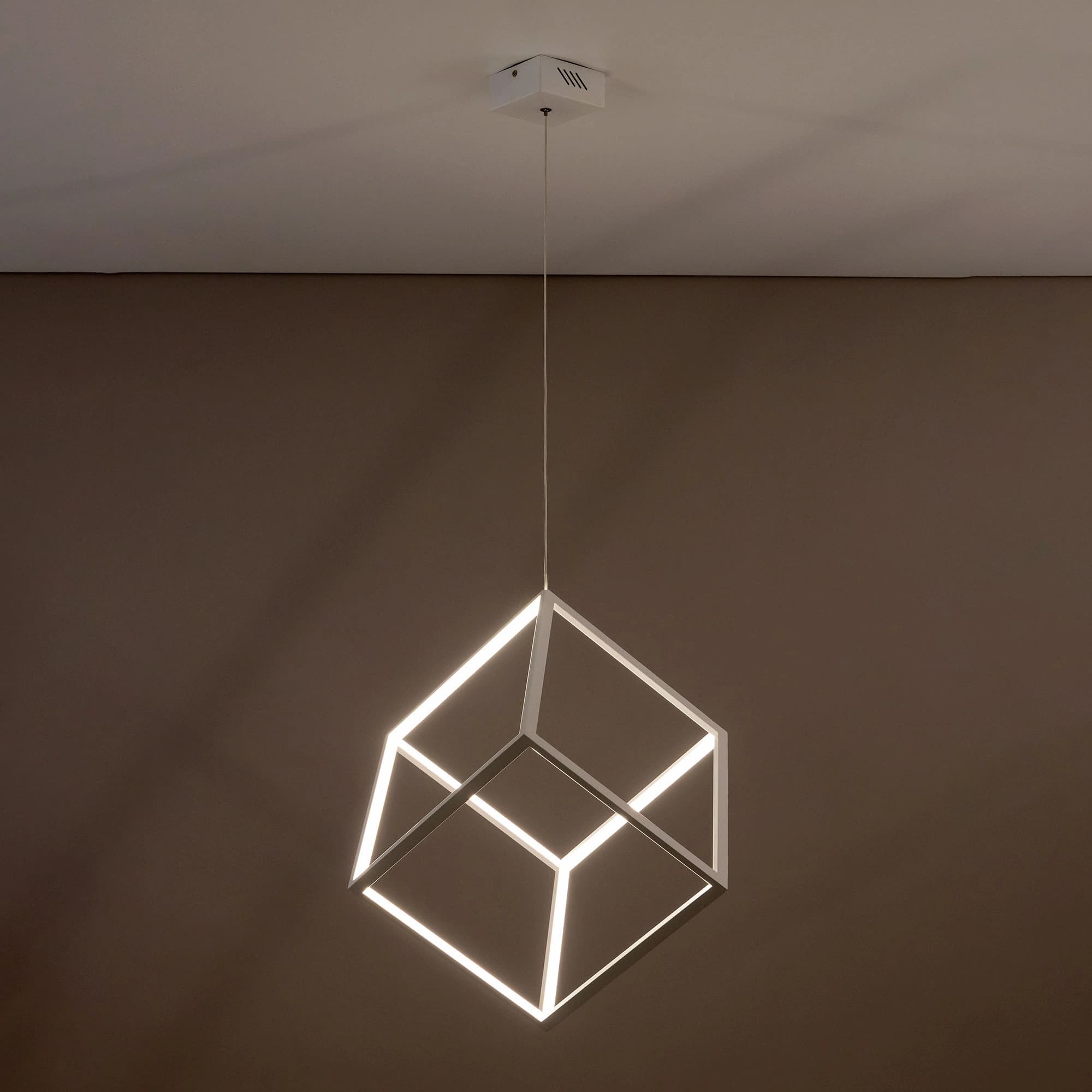 Citilux CL719300 Куб Белый Светильник Подвес, LED 40W*4000K — миниатюра 14