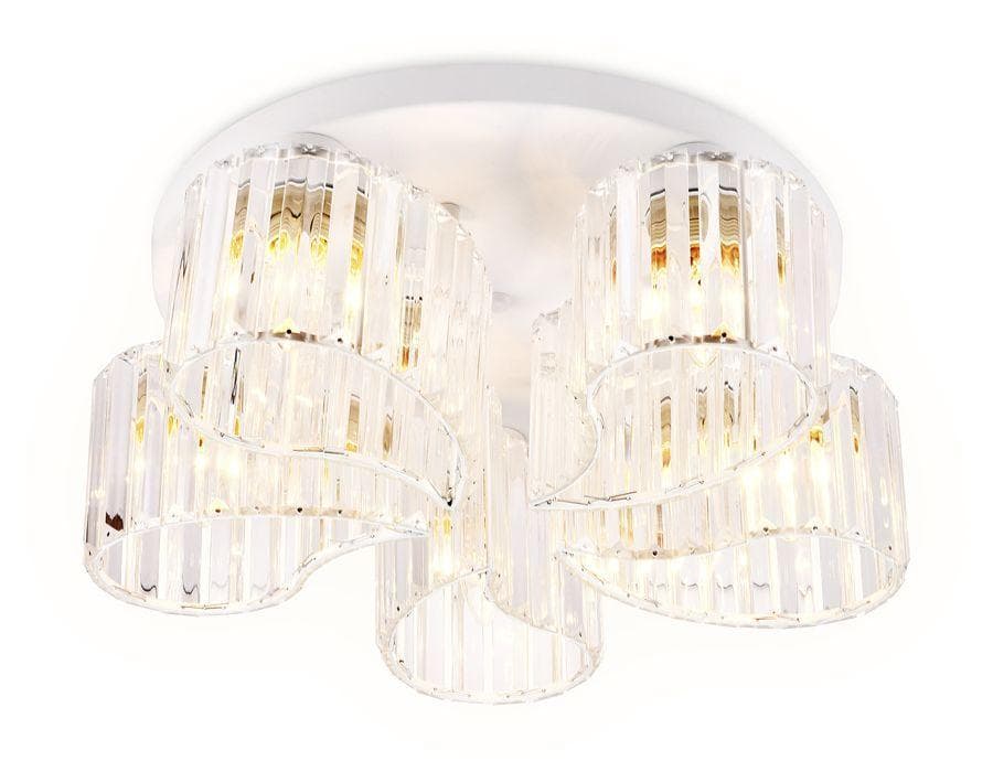 Ambrella Потолочный светильник TR5201/5 WH/CL белый/прозрачный E27/5 max 40W D500*180 — миниатюра 1