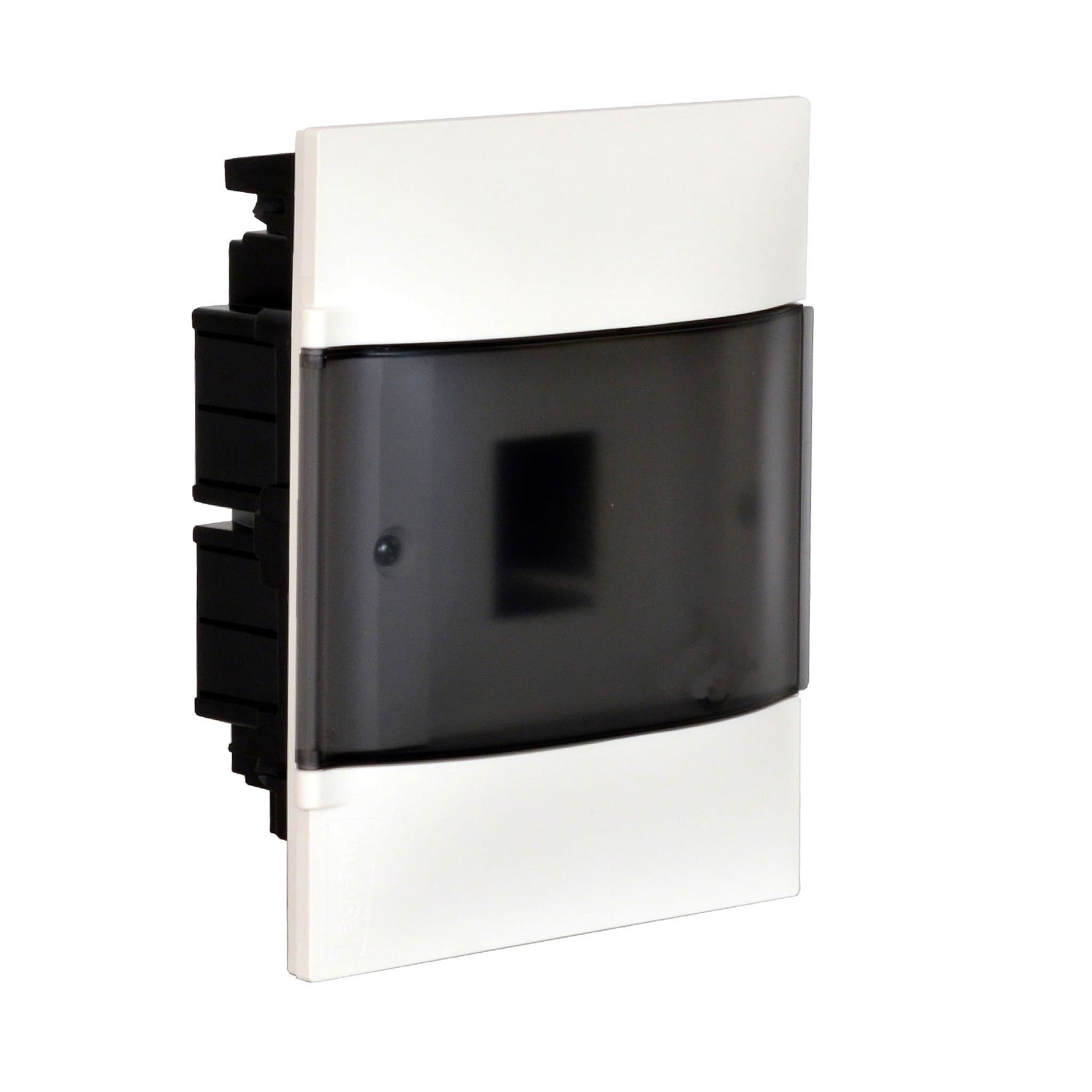 Legrand Practibox S Пластиковый щиток Встраиваемый (в полые стены) 1X4 Дымчатая дверь 134574 — миниатюра 3