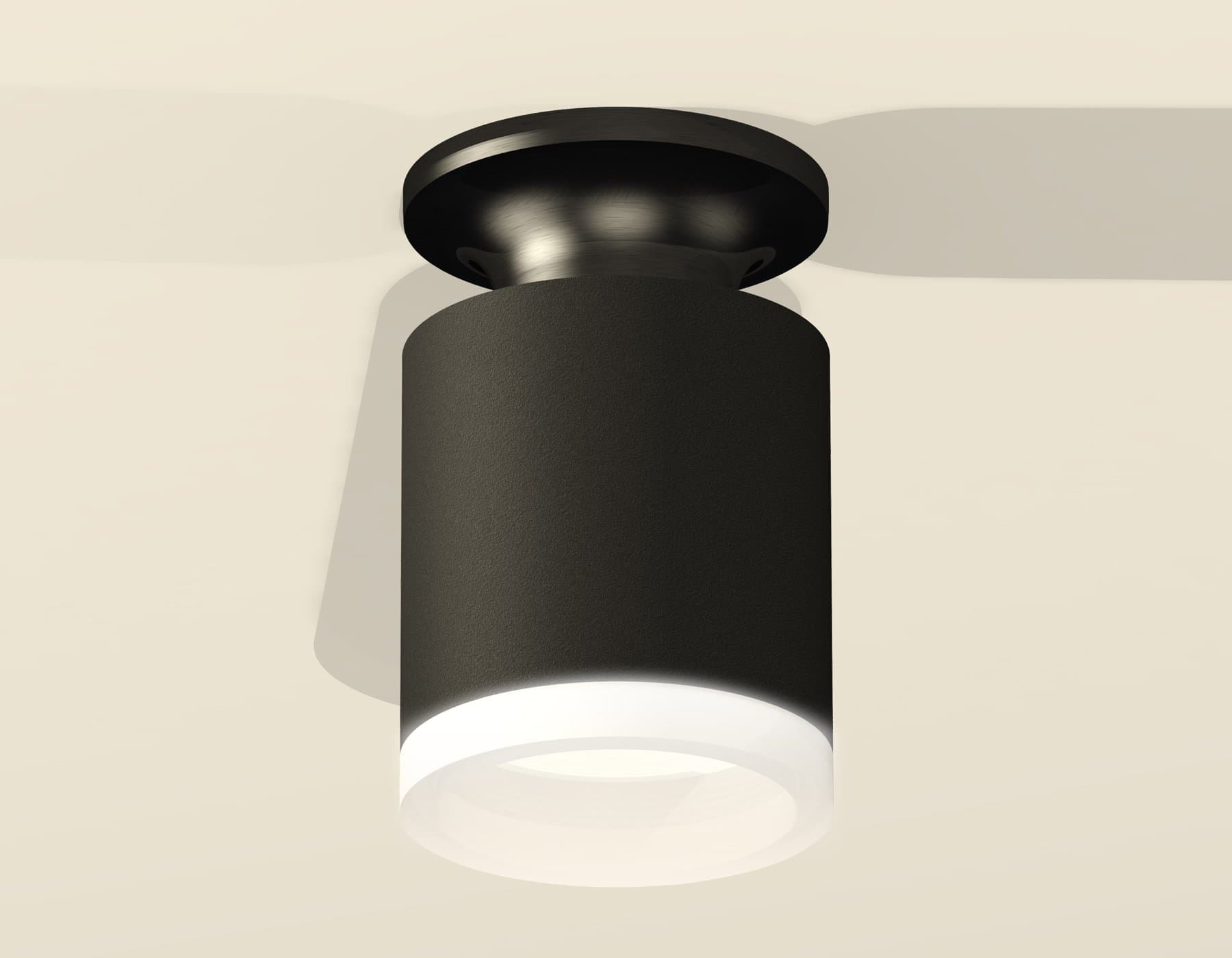 Ambrella Комплект накладного светильника XS6302110 SBK/PBK/FR черный песок/черный полированный/белый матовый MR16 GU5.3 (N6902, C6302, N6245) — миниатюра 3
