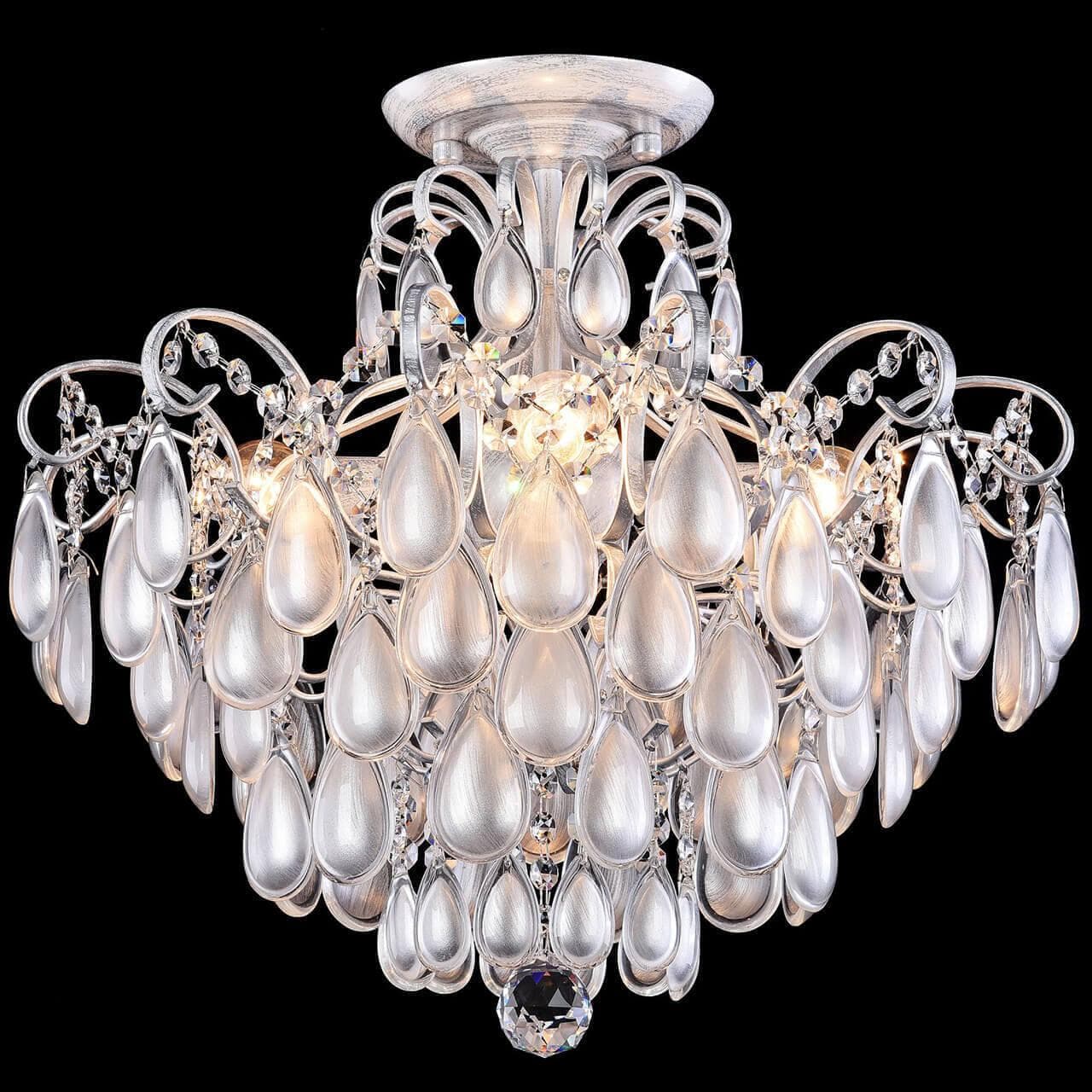 Freya Classic Chabrol Серебро Люстра E14 40W FR2302CL-04S — миниатюра 9