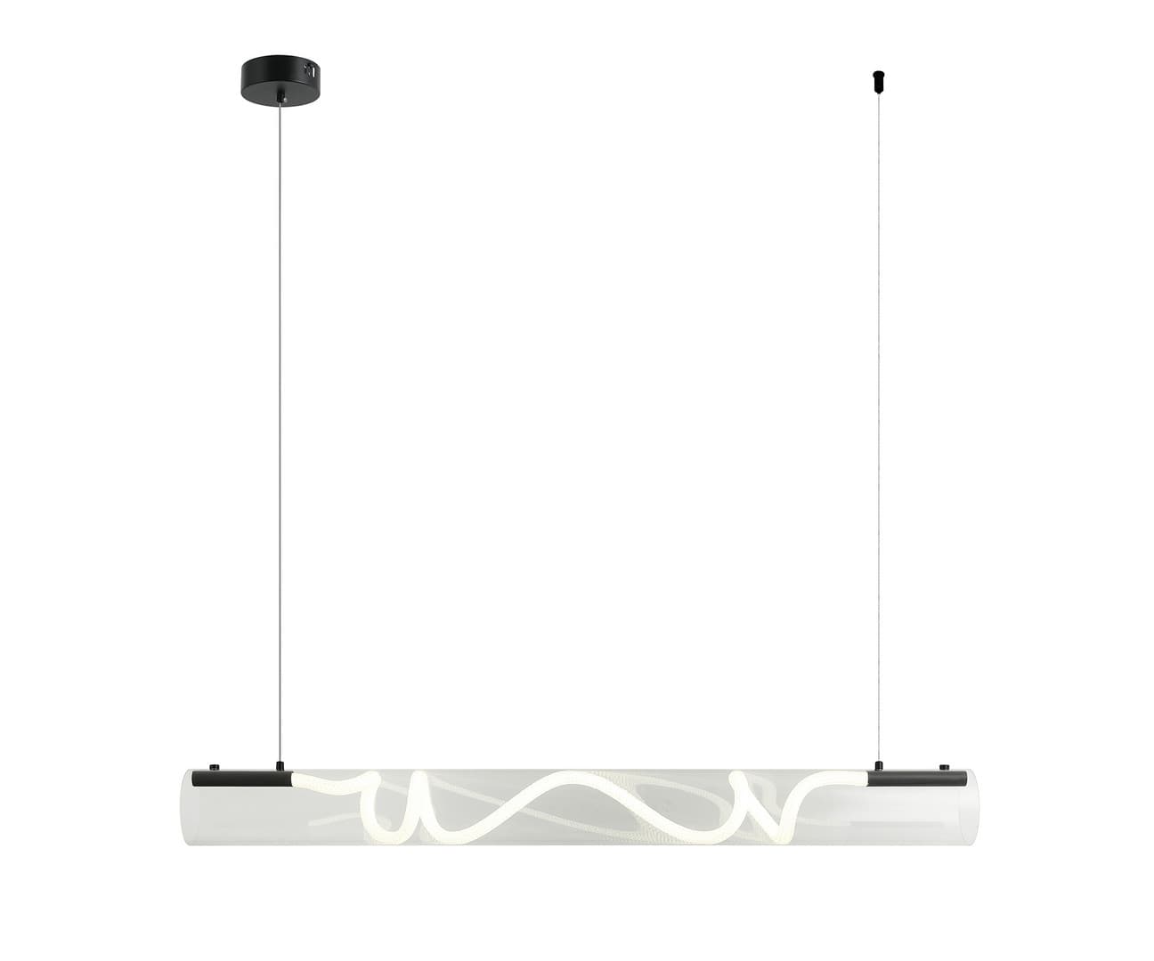 Kink Light 08490-120A,19 Подвес Агнеса черный w120*12 h132 Led 36W (4000K)