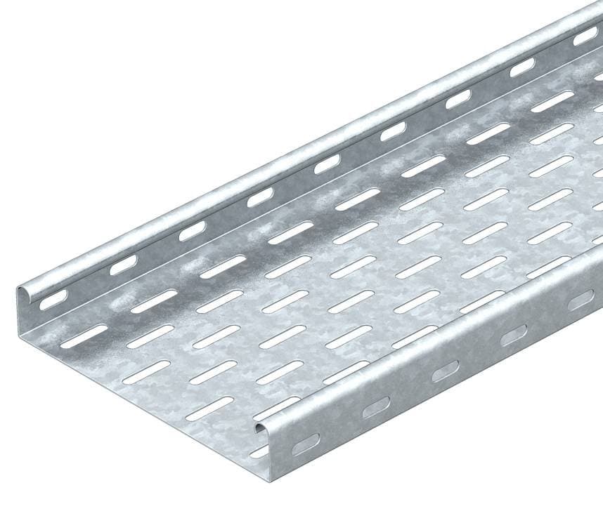 OBO Bettermann Кабельный листовой лоток перфорированный 35x200x3000 мм 6053599