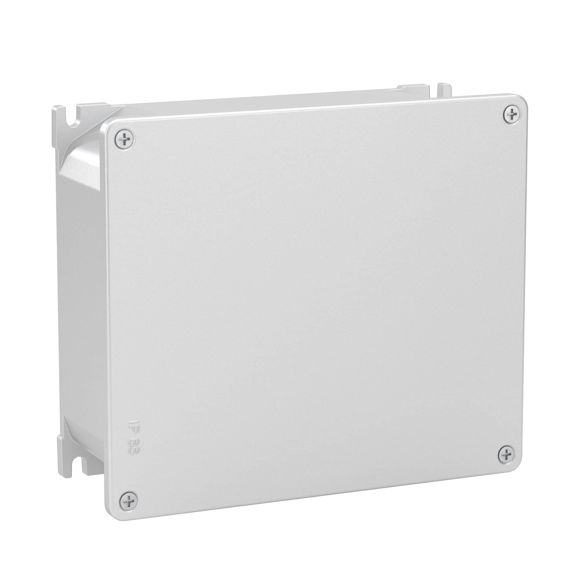 DKC Коробка ответвительная алюминиевая окрашенная, IP66/IP67, RAL9006, 239х202х85мм — миниатюра 2