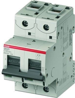 ABB Выключатель автоматический 2 полюс. S802C C25 2CCS882001R0254