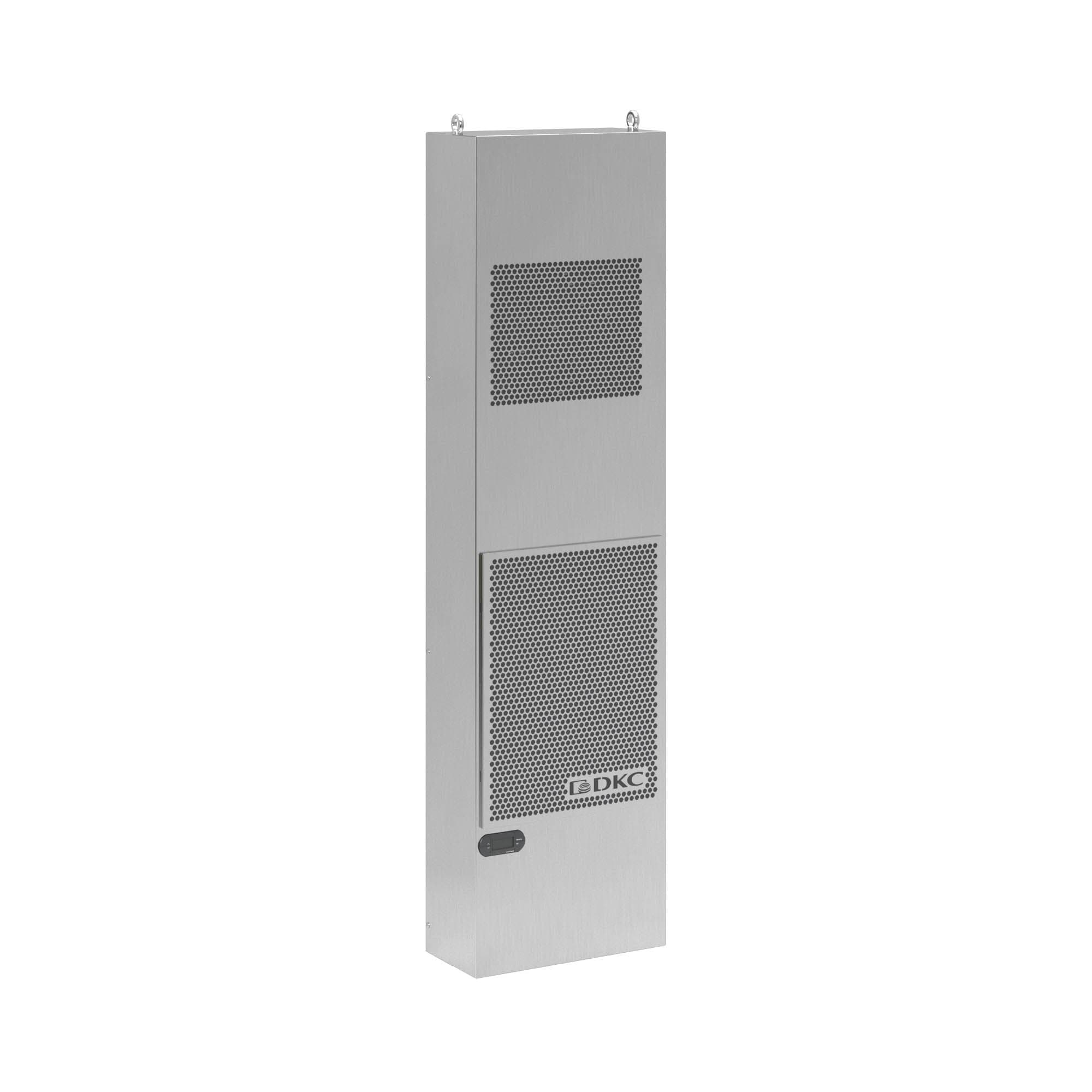 DKC Навесной кондиционер Slim OUT из нержавеющей стали AISI304 1500 Вт, 230 В, 1 ф, 400x1500x190 мм — миниатюра 1