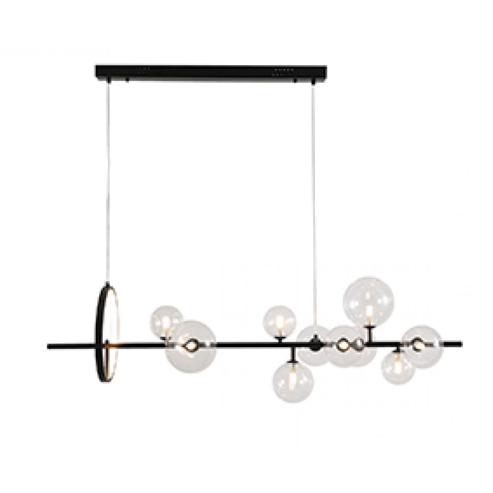 Kink Light 07608-10A,19 Люстра Иона черный w120*28 h200 G9 10*5W+ Led 19W (4000K) (Led) (лампами не комплектуется)