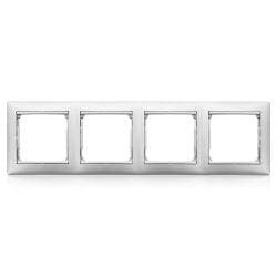 Legrand DIY Valena Алюм Рамка 4-ая гориз 694333 — миниатюра 2
