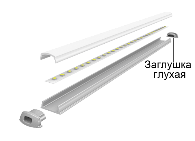 Jazzway Заглушка торцевая для PAL 1105 глухая .5009653