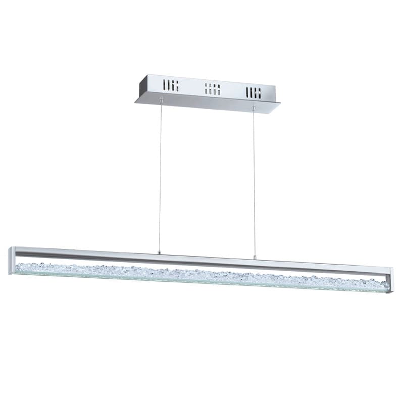 Eglo 93626 Светодиодный подвес CARDITO 1 с сенсорн. димм., 32W (LED), L1000, хром/насыпной хрусталь