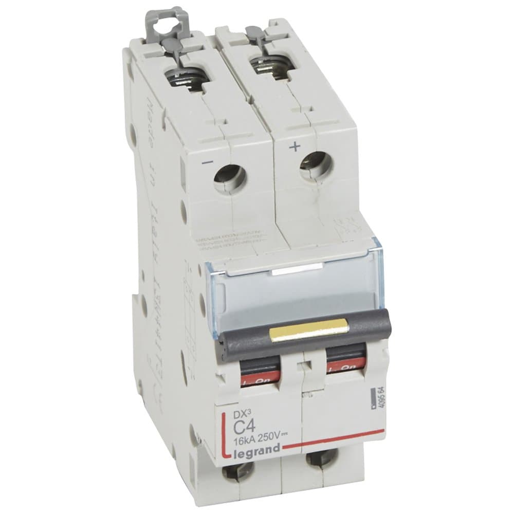 Legrand DX3 DC Автоматический выключатель 2P 4A (С) 10/16kA 409564