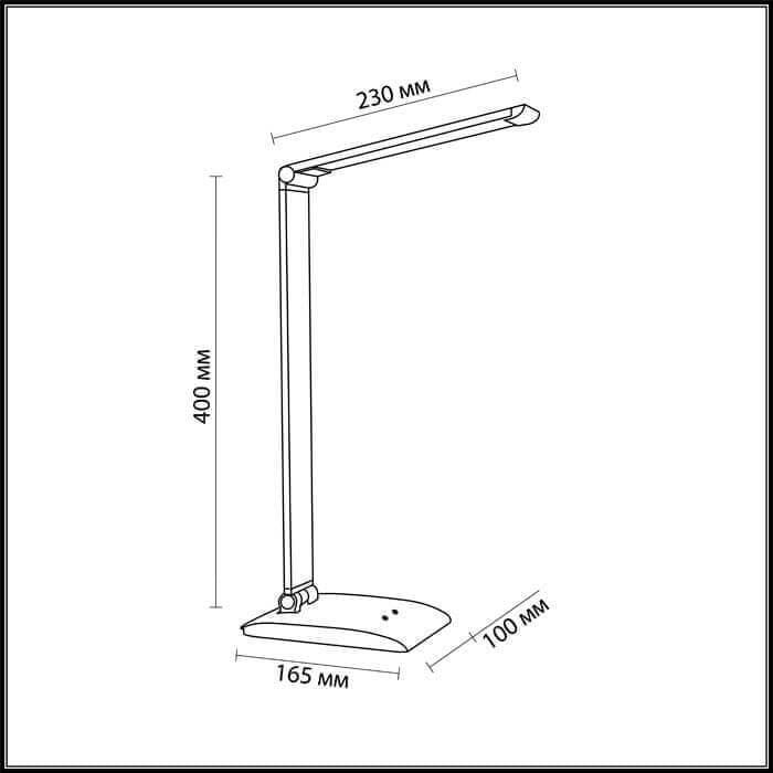 Lumion 3759/7TL LN19 276 серебро Настольная лампа LED 7W 220V REIKO — миниатюра 3