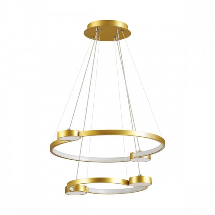 Lumion 5247/79L LEDIO LN23 матовое золото Светильник подвесной диммир. с ДУ LED 79W 4088Лм 220V SHERIDAN