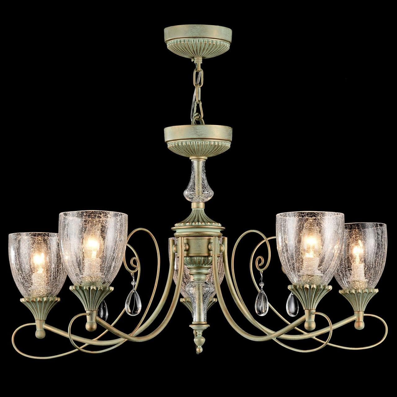 Maytoni Royal Classic Sabina Мятное Золото Люстра 5xE14 60W RC145-PL-05-MG — миниатюра 6