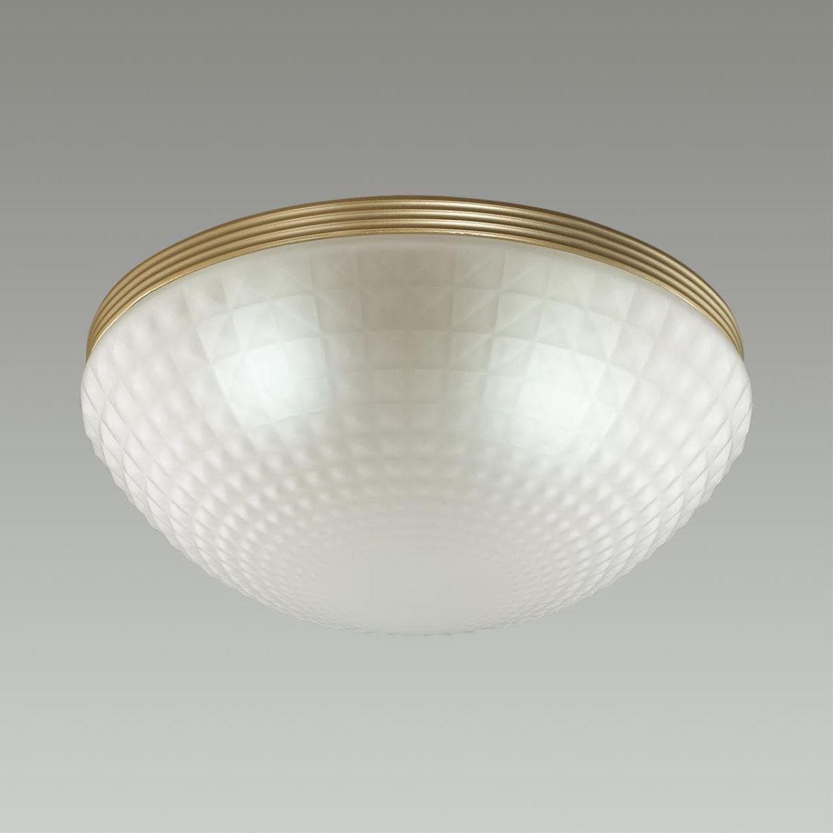 Odeon Light 4936/3C MODERN ODL22 517 золотистый/белый/стекло Потолочный светильник E27 3*60W MALAGA — миниатюра 4