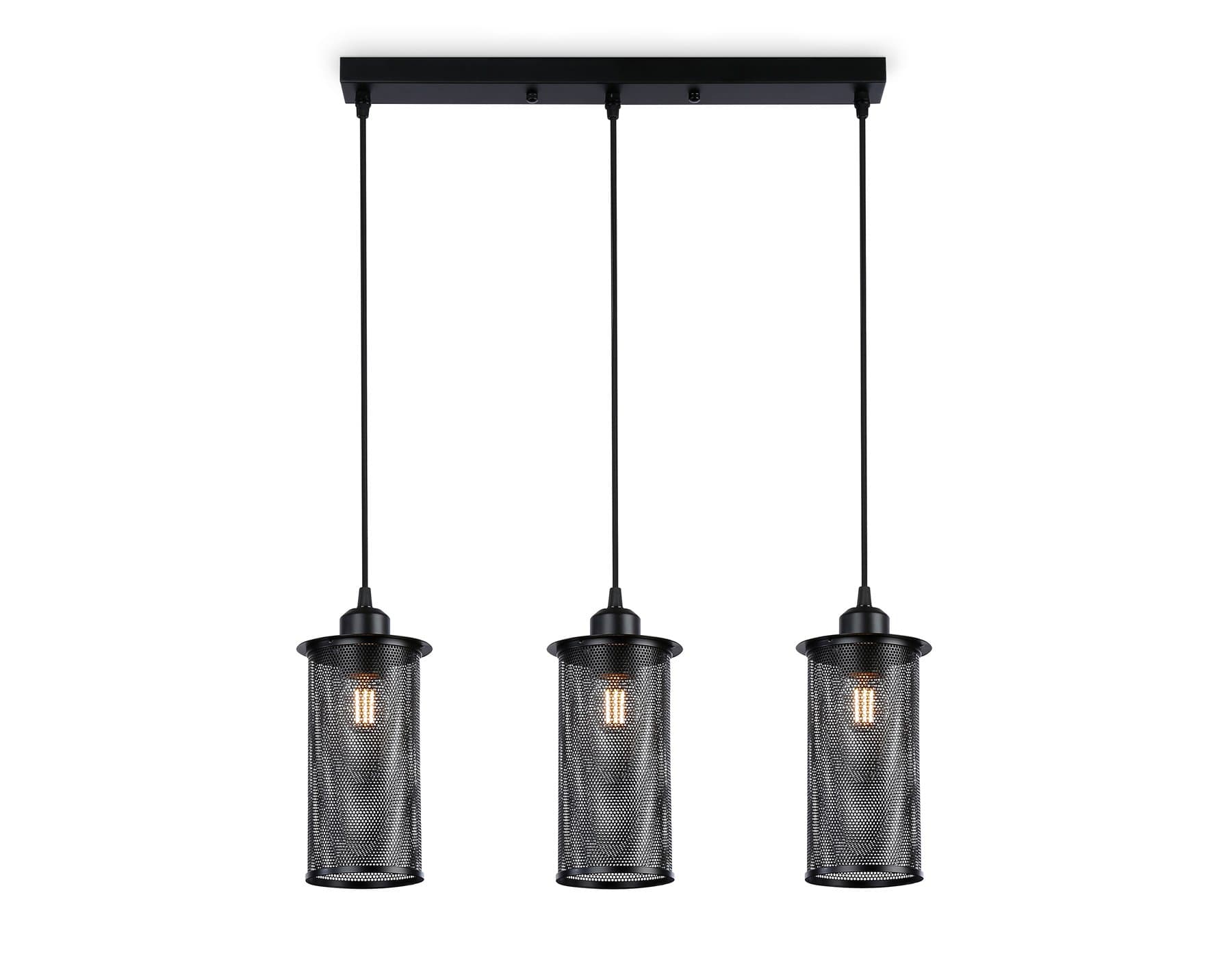Ambrella Подвесной светильник в стиле лофт TR8164/3 BK черный E27*3 max 40W 580*102*1060 — миниатюра 2