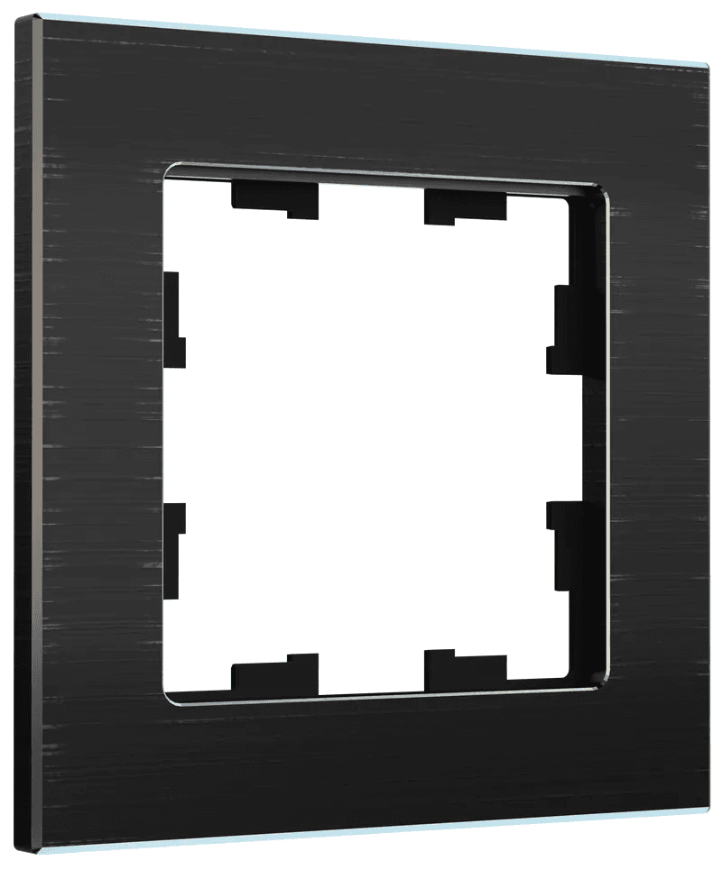 IEK BRITE DECOR Черный металл Рамка 1-м РУ-1-1-БрЧ