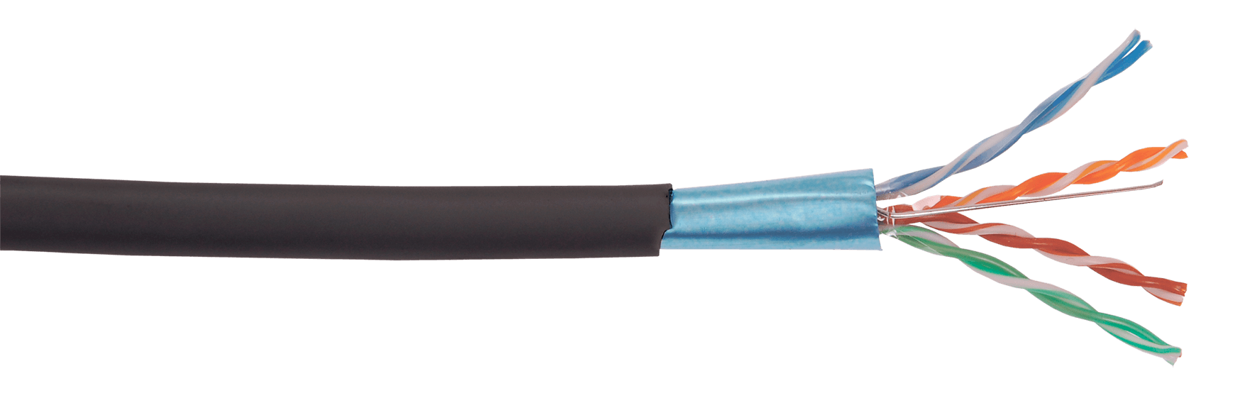 IEK ITK Кабель в. п. U/UTP кат. 5E 4х2х24AWG solid LDPE черный LC3-C5E04-139-100 — миниатюра 2