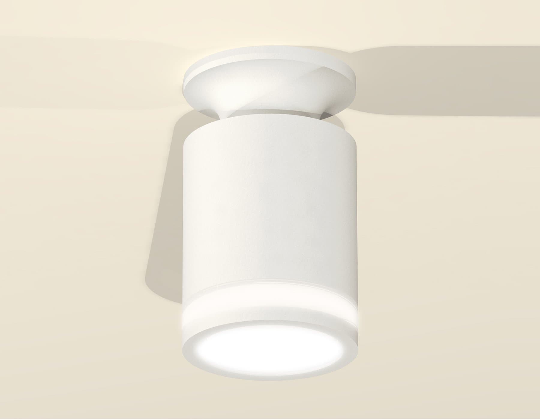 Ambrella Комплект накладного светильника XS6301106 SWH/FR белый песок/белый матовый MR16 GU5.3 (N6901, C6301, N6220) — миниатюра 3