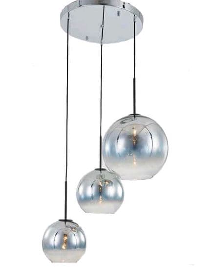 Kink Light 07565-3A,16 Подвес Восход прозрачный/хром d50 h200 E27 3*40W