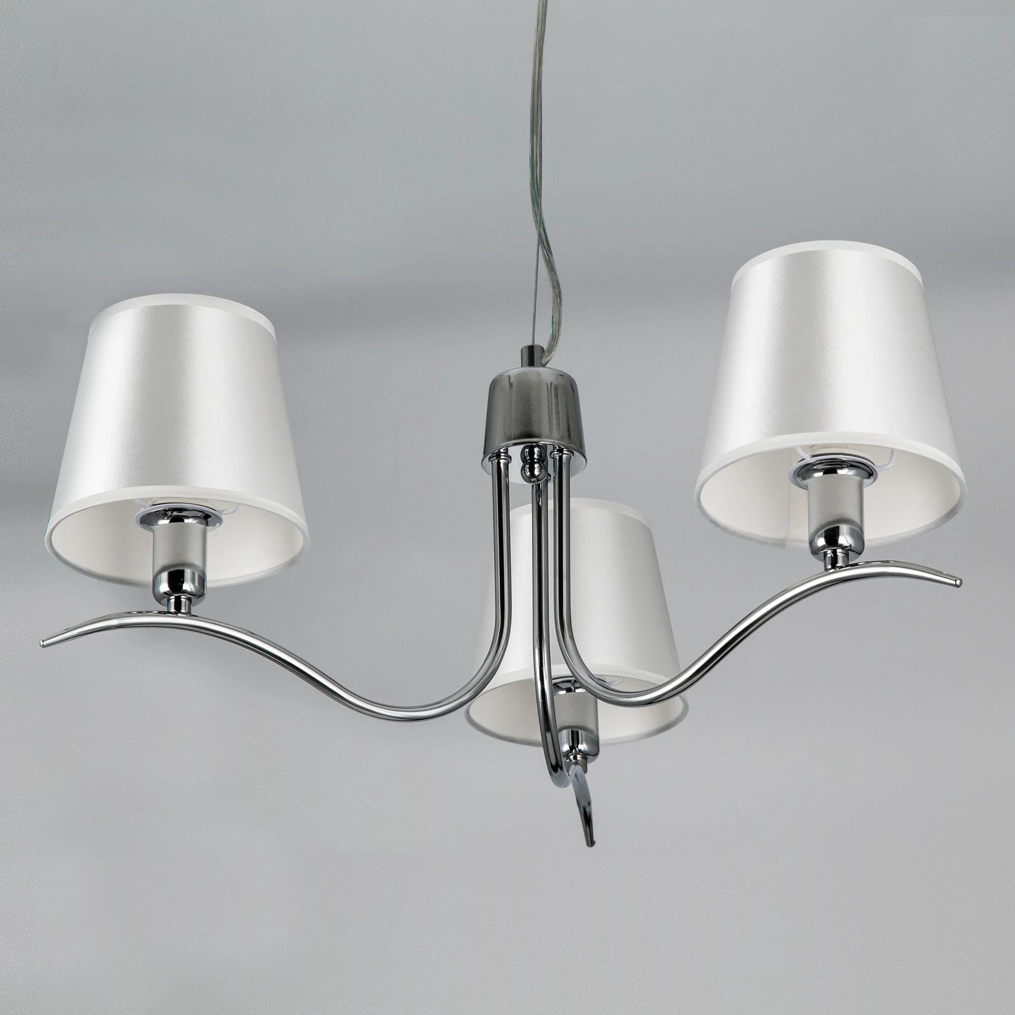 Citilux CL439131 Эмма Хром+Белый Светильник Люстра — миниатюра 2