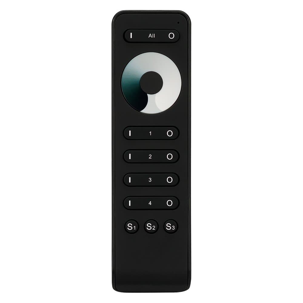 Arlight Пульт SMART-R33-DIM Black (4 зоны, 2.4G) (IP20 Пластик, 5 лет) 025030 — миниатюра 2