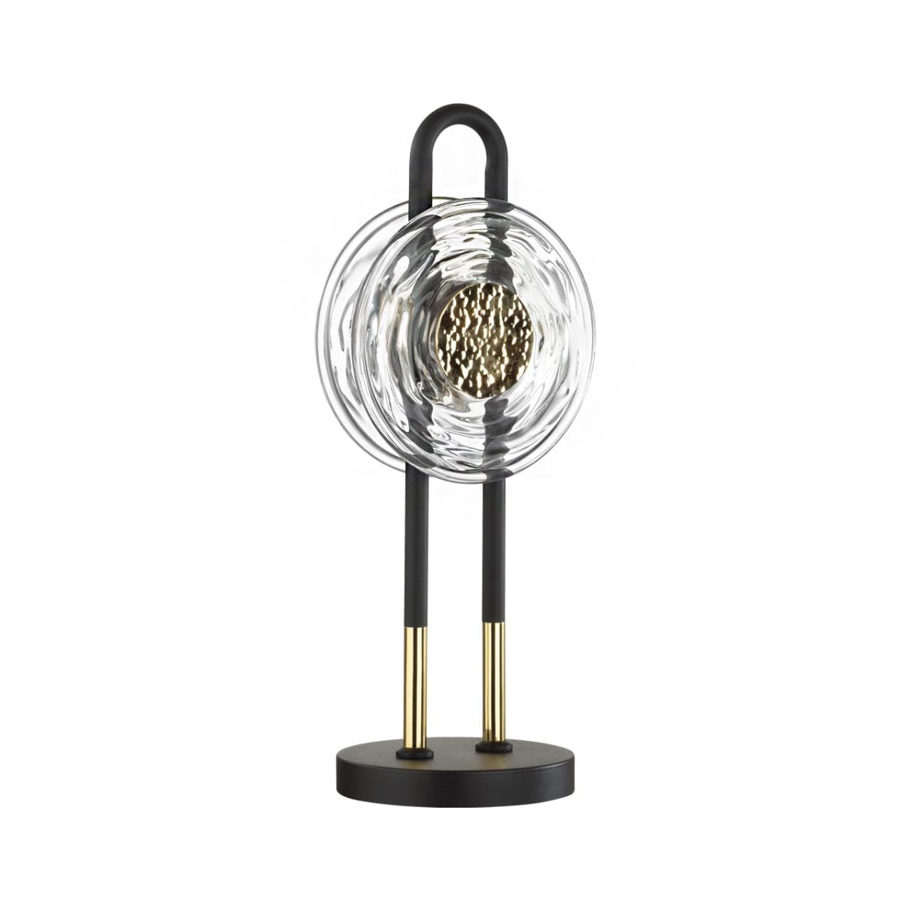 Odeon Light 5407/12TL MODERN ODL_EX24 черный/золотой/металл/стекло Настольная лампа LED 12W 3000K 1005Лм MAGNET